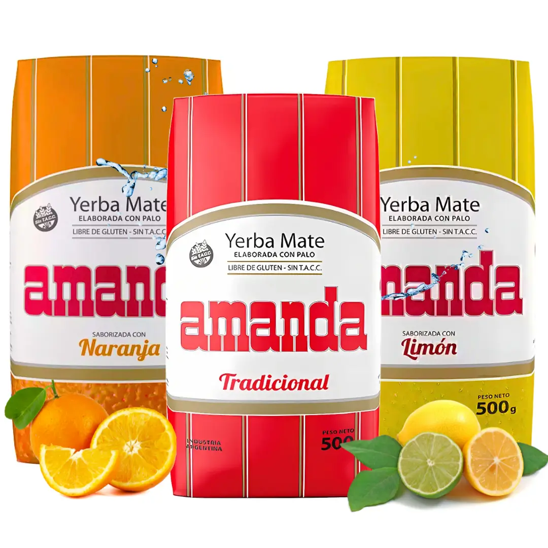 Zestaw Yerba Mate Amanda 3x500g 1,5kg MIX